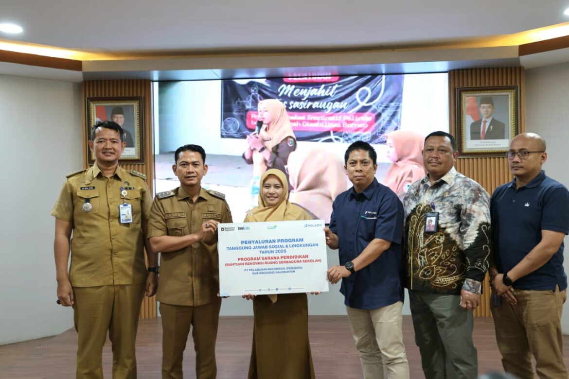 Pelindo Peduli, TJSL Rp1,65 M Dorong Kesejahteraan dan Lingkungan Banjarmasin