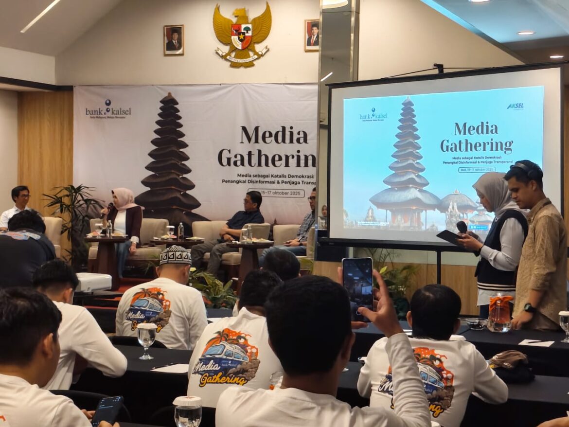 Kegiatan Media Gathering bersama insan pers di lantai 6 Hotel J4 Legian, Bali, Kamis,16 Oktober 2025 (Foto Mercy)