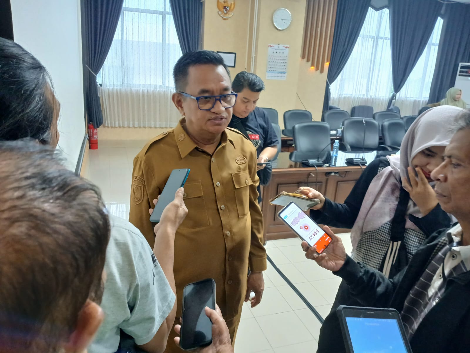 Kepala Dinas Perdagangan Provinsi Kalsel Ahmad Bagiawan.(foto : sophan/brt)