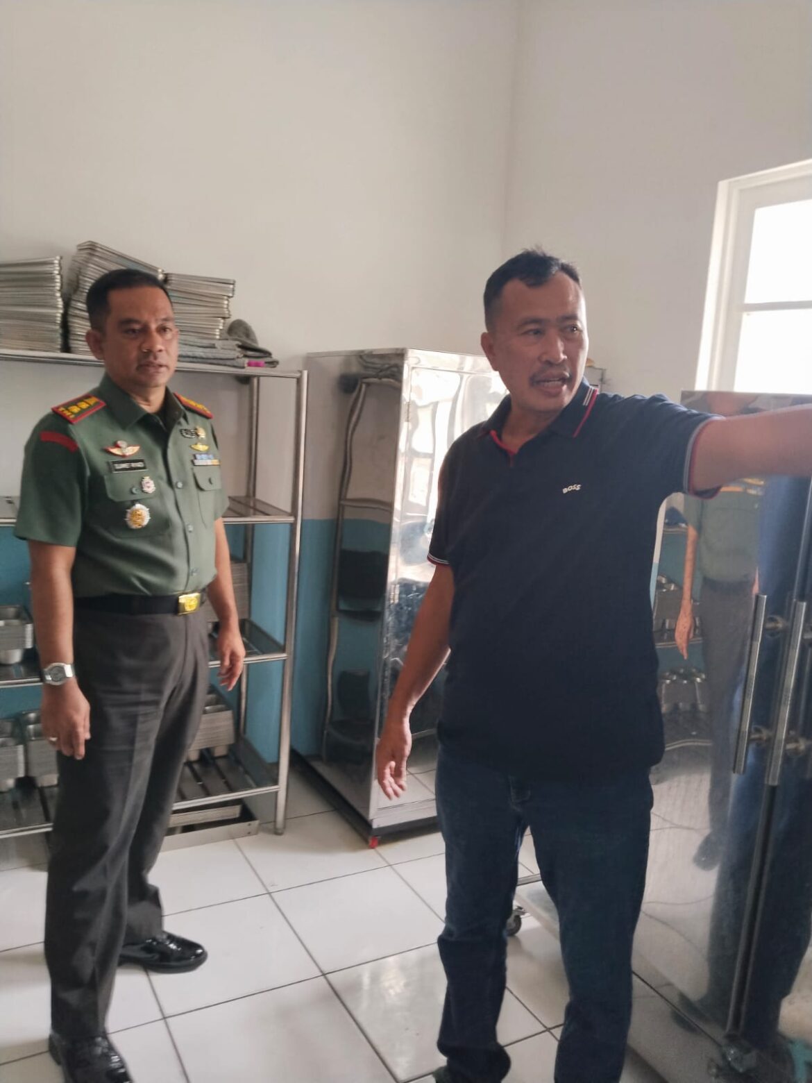 Haji Aftahudin Dampingi Dandim 1007/Banjarmasin Letkol CZI Slamet Riyadi