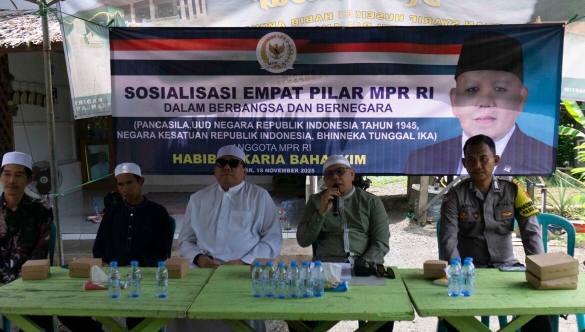 Sosialisasi Empat Pilar Kebangsaan di Mandiangin Barat