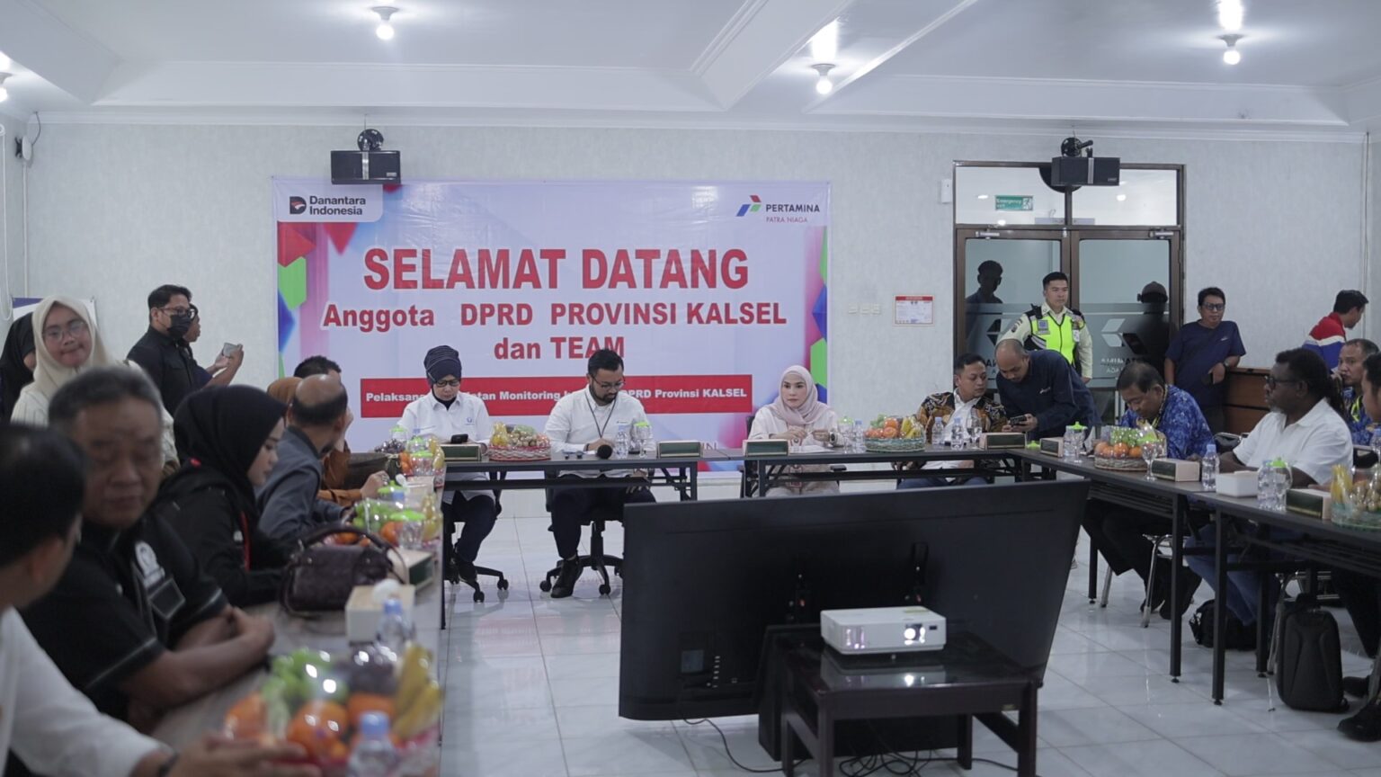 Pertemuan Komisi III DPRD Kalsel dan PT Pertamina Patra Niaga
