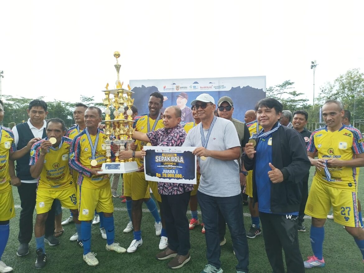 Festival Sepakbola Gubernur Kalsel II 2025: Barito Putera Legend Juara