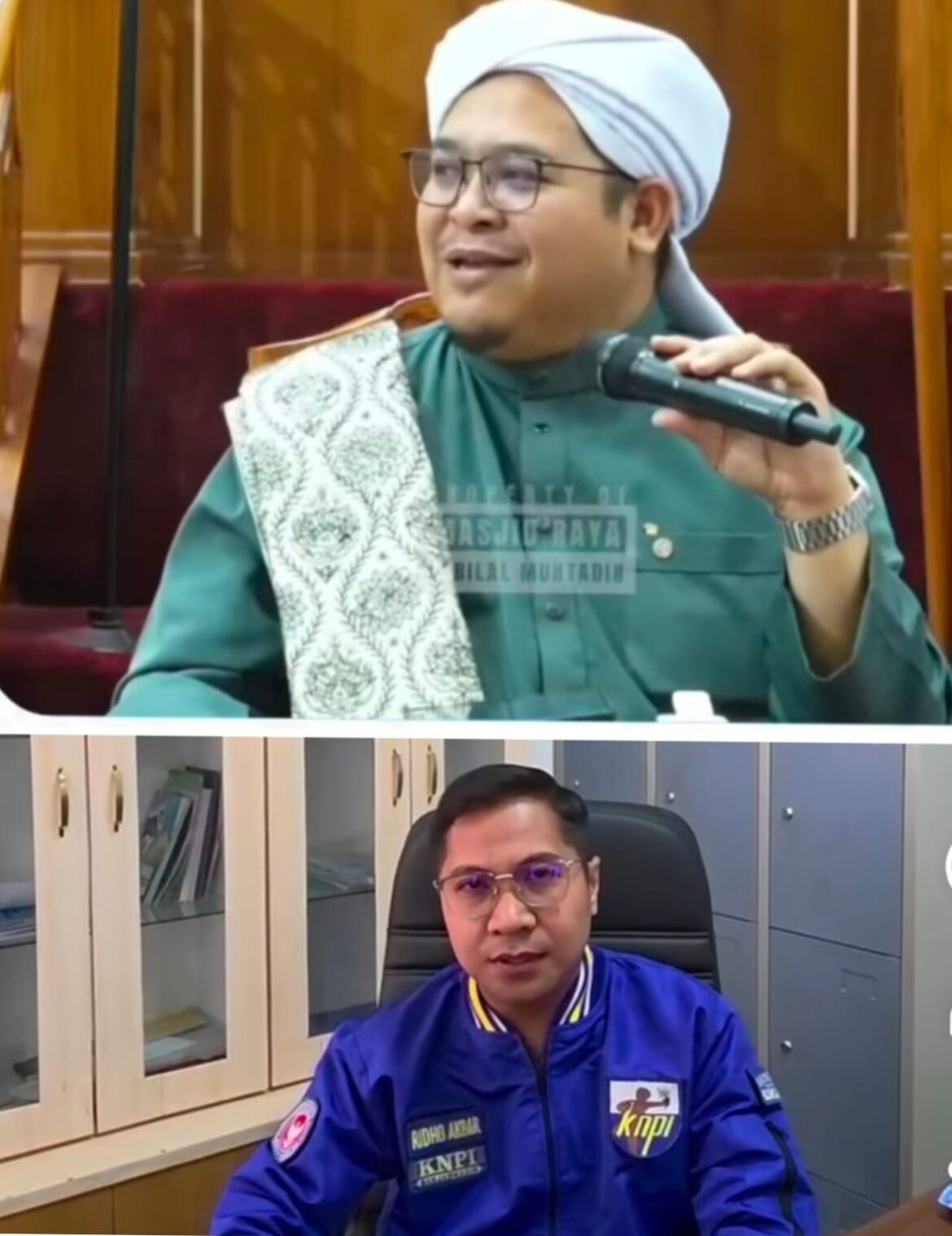 IMBAUAN TOKOH - Dua tokoh agama dan KNPI menyoroti kenakalan remaja agar tidak merusak bulan suci Ramadan dengan tawuran dan balap liar, Jum'at (27/2/2026). (foto:istimewa)
