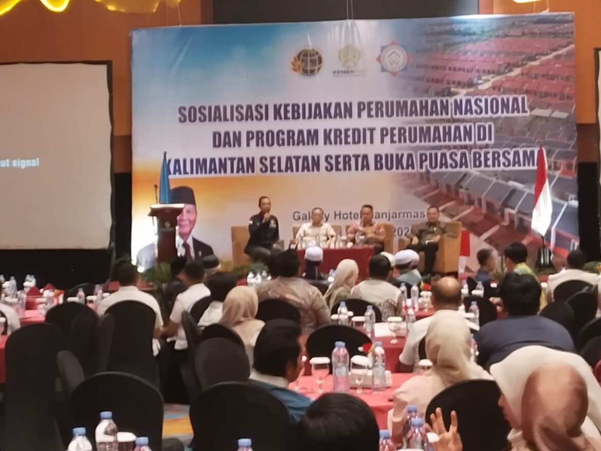 Gelaran Sosialisasi Kebijakan Perumahan Nasional dan Program Kredit Perumahan di Kalsel di Galaxi Hotel Banjarmasin oleh Apersi Kalsel