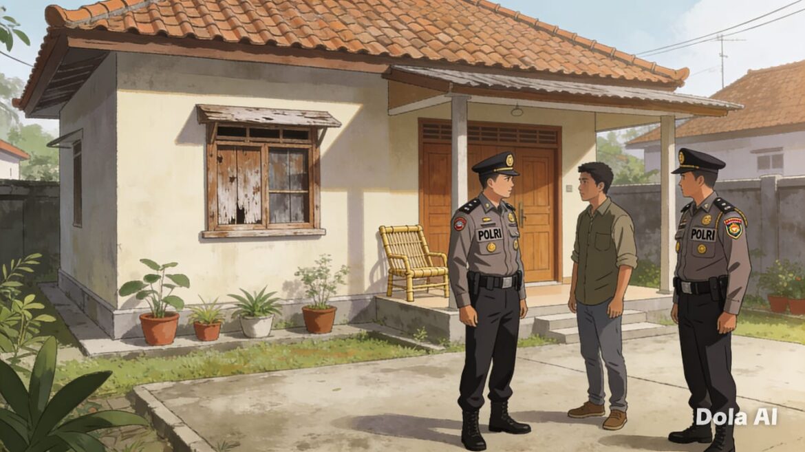DATANGI WARGA - Pihak Polresta Banjarmasin beserta kelurahan di Jalan Veteran saat merespon laporan 110 terkait gangguan ketenangan warga karena setel musik, Selasa (28/4/2026). (foto:istimewa)