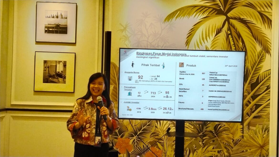 Yuniar Kepala Bursa Efek Indonesia (BEI) Provinsi Kalimantan Selatan (Kalsel)
