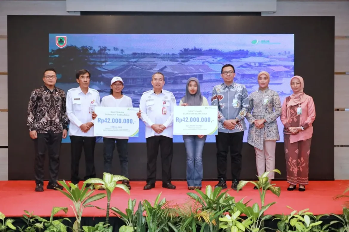 FGD Upaya Peningkatan UCJ, yang digelar BPJS Ketenagakerjaan, pada Rabu (15/4) pagi, di salah satu hotel di Banjarmasin. (Foto:adpim).