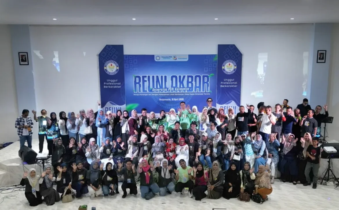 Reuni Akbar Universitas PGRI Kalimantan yang digelar di kampus setempat, Sabtu (18/4/2026).(foto:ist).