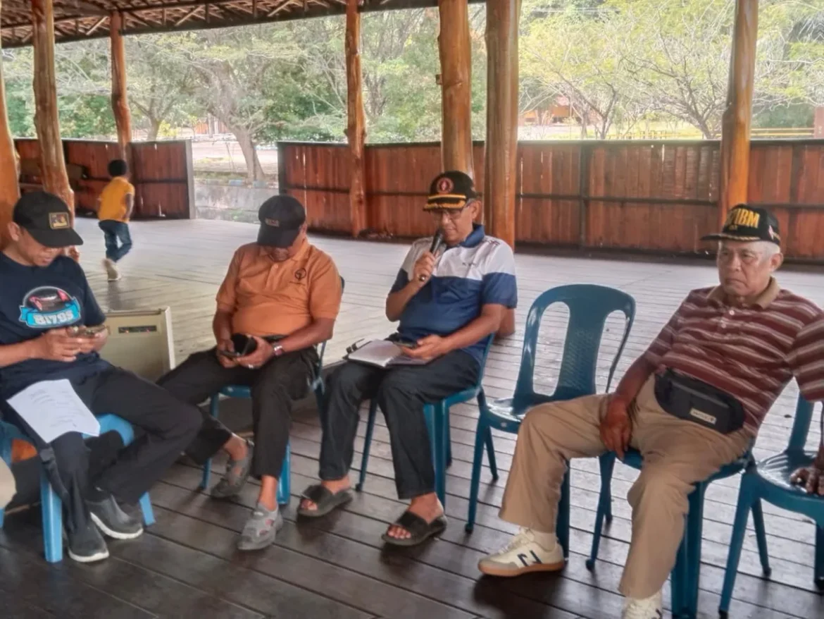 HAM FESTIVAL-Ketua ODKS HA Yani (YB7KY) saat memberi  pengarahan kesiapan HAM Festival Anniversary ke-55 ODKS di Kiram Kabupaten Banjar didampingi Wakil ODKS M Yunus (YB7NUS) serta Ketua DPP Ibnu Madjah (YB7IBM) serta Ketua Panitia Dodi Hertanto (YB7LTE), Ahad (31/5/2026).(foto : sum/brt)