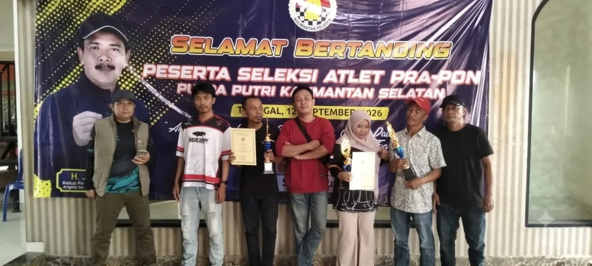 Kontingen catur Tala saat mengikuti seleksi tahap akhir Tim Catur Pra PON Kalsel 2026. (foto: ist/brt)