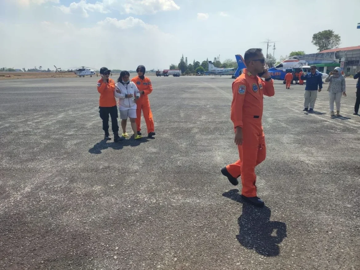 OPERASI UDARA - Evakuasi Udara dengan Helikopter Basarnas temukan Mia Melinda (28), Nurul Rian Hidayat (33). Helikopter Polri dan Basarnas juga temukan empat korban belum teridentifikasi alias Mr X, Senin (14/9/2026).