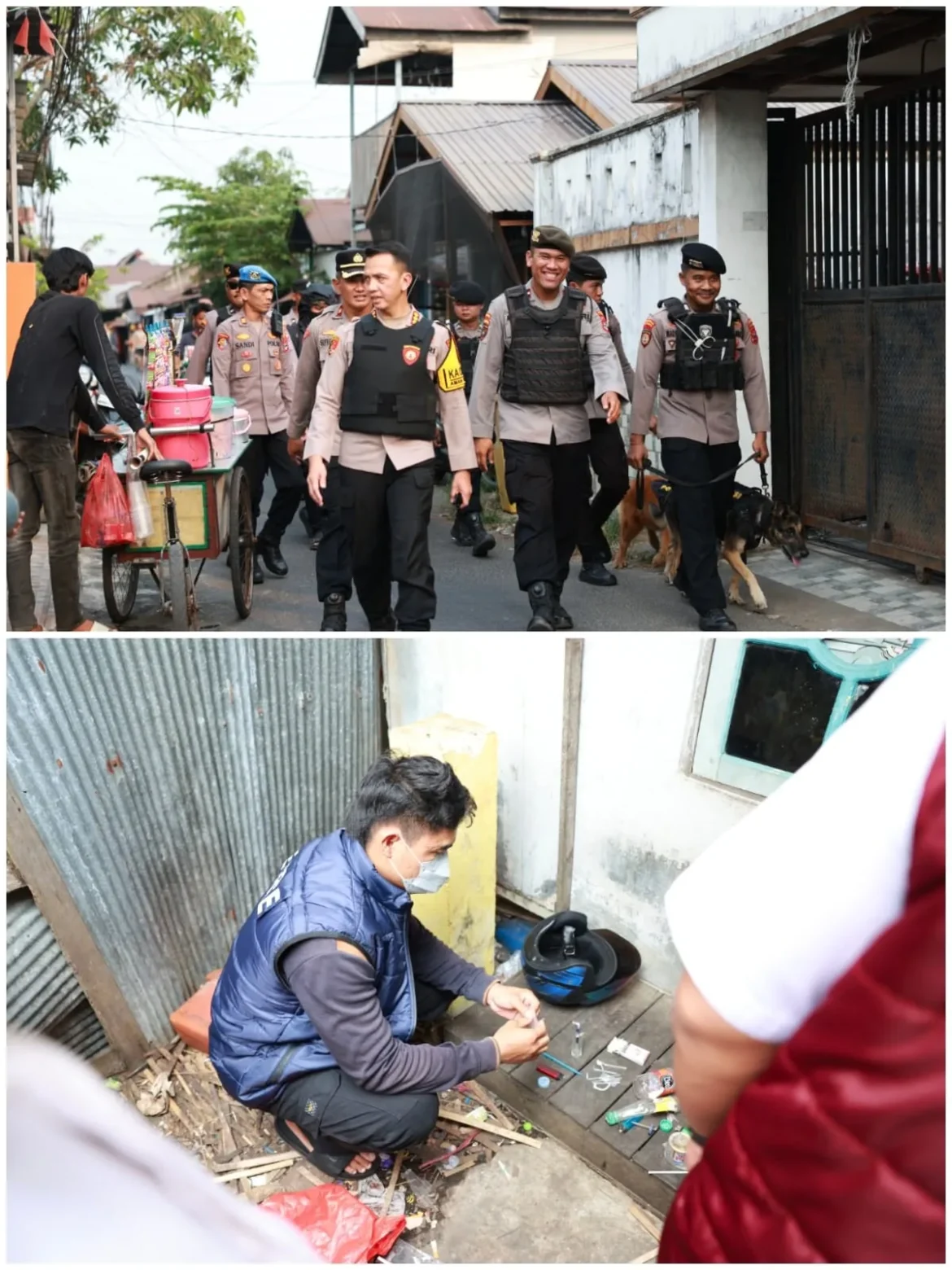 BARBUK SABU - Inilah barang bukti sabu beserta perangkatnya dari hasil Operasi Sarang Narkoba di kawasan Kelurahan Kelayan Tengah, Kecamatan Banjarmasin Selatan dengan terduga berinisial M (44), Senin (19/10/2026). (foto:istimewa).