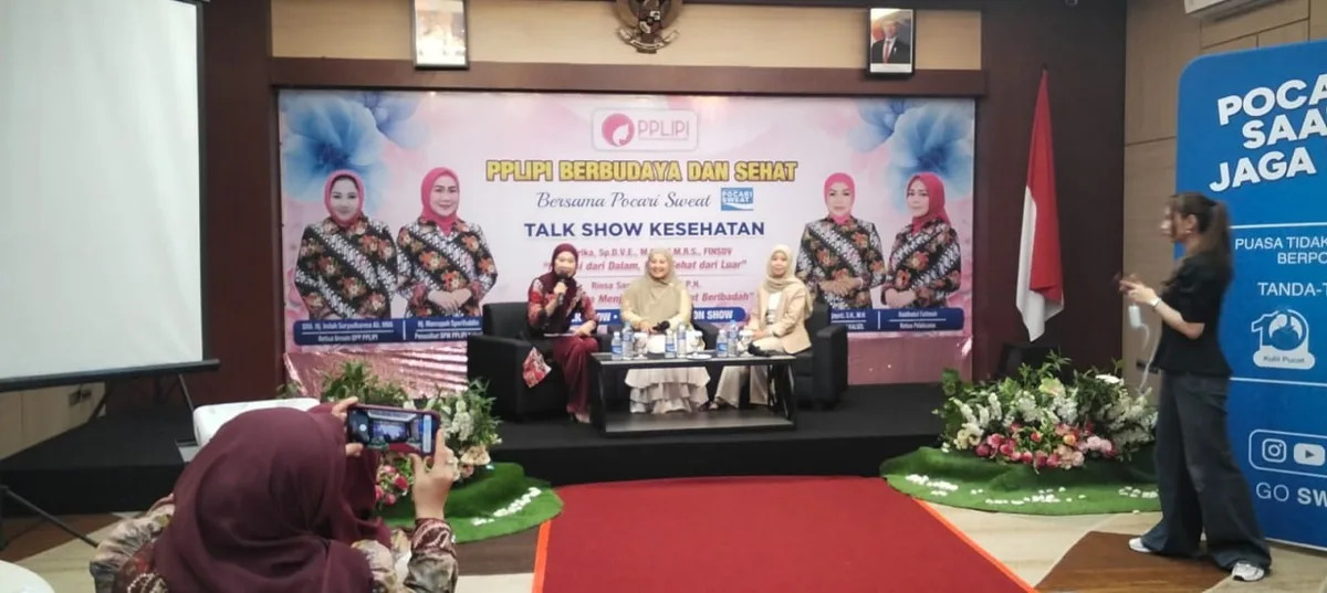 Taks show kesehatan yang disambut antusias para anggota PPLIPI dan undangan yang hadir.
